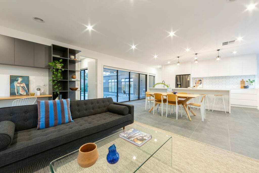 Homes by Howe, knock down rebuild, Weston, living room