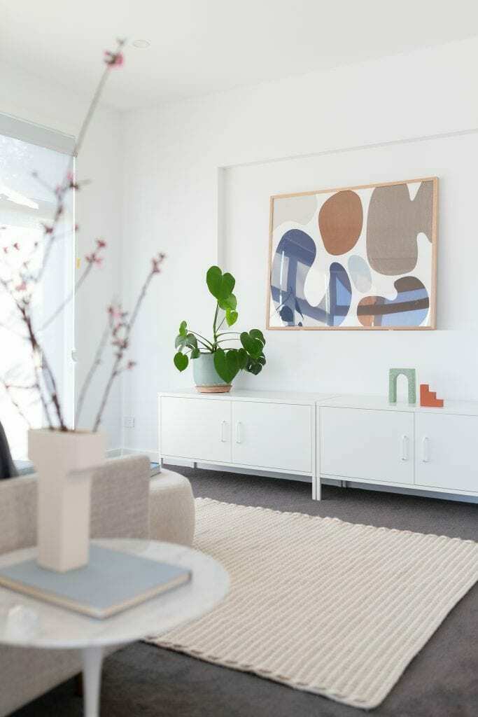 Home by Howe, knock down rebuild, Weston, living room