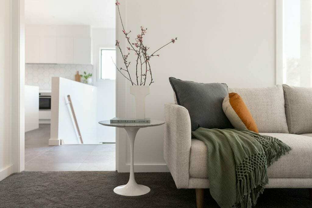 Homes by Howe, knock down rebuild, Weetangera, Living room