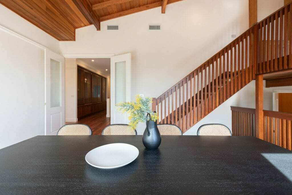 Homes by Howe Canberra builder – Governor Generals' renovation extension – Restored staircase