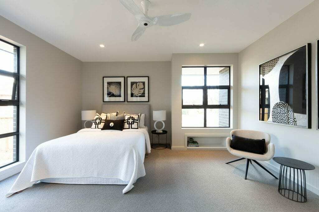 Homes by Howe, knock down rebuild, Watson, bedroom