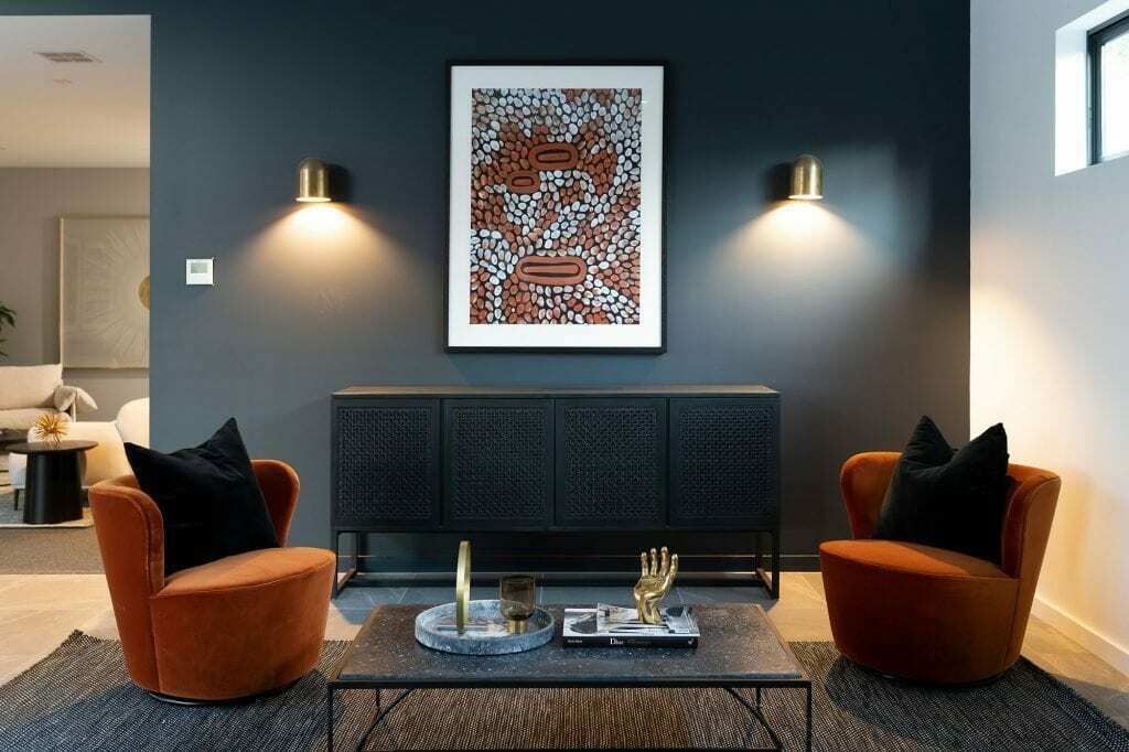 Homes by Howe, knock down rebuild, Deakin, living room