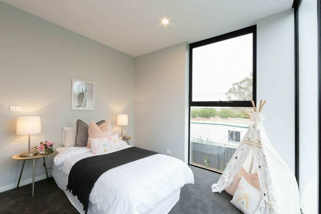 Homes by Howe, knock down rebuild, Red Hill, bedroom