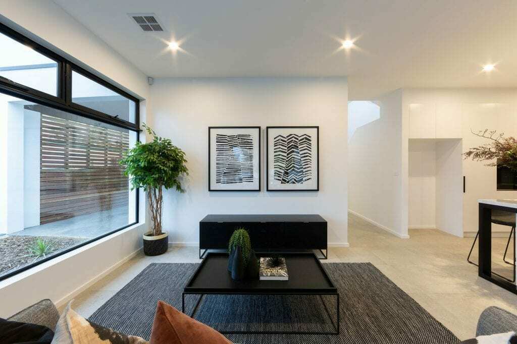 Homes by Howe, knock down rebuild, Red Hill, open plan living