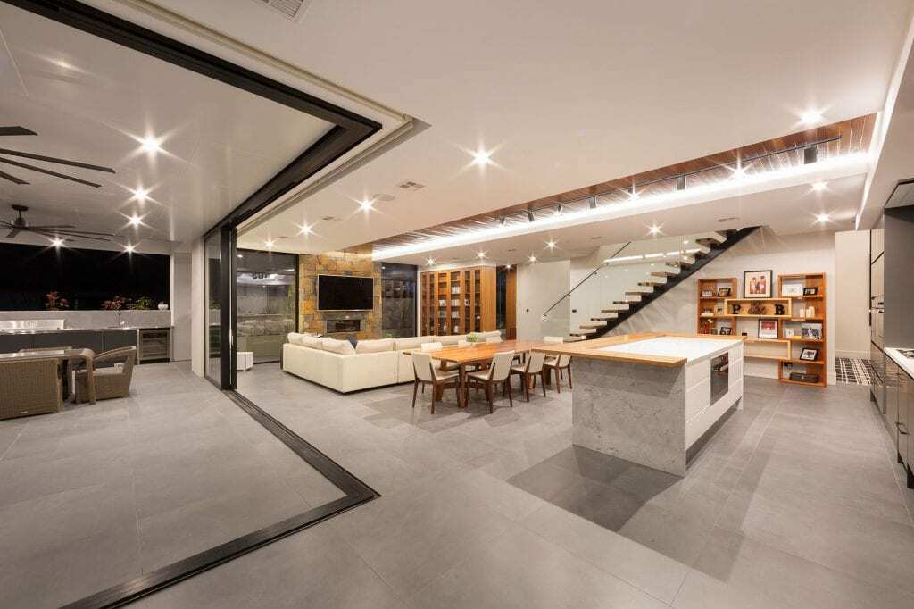 Homes by Howe, knock down rebuild, Griffith, open plan living