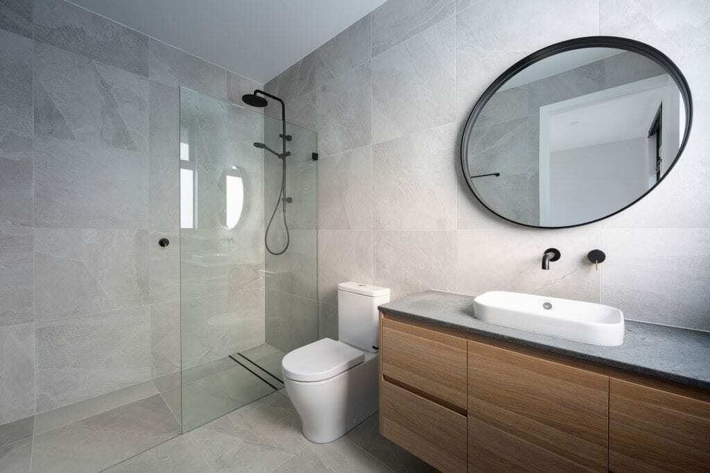 Homes by Howe, knock down rebuild, Red Hill, bathroom