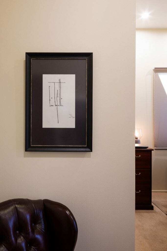 Homes by Howe, renovation, Griffith, close up of painting