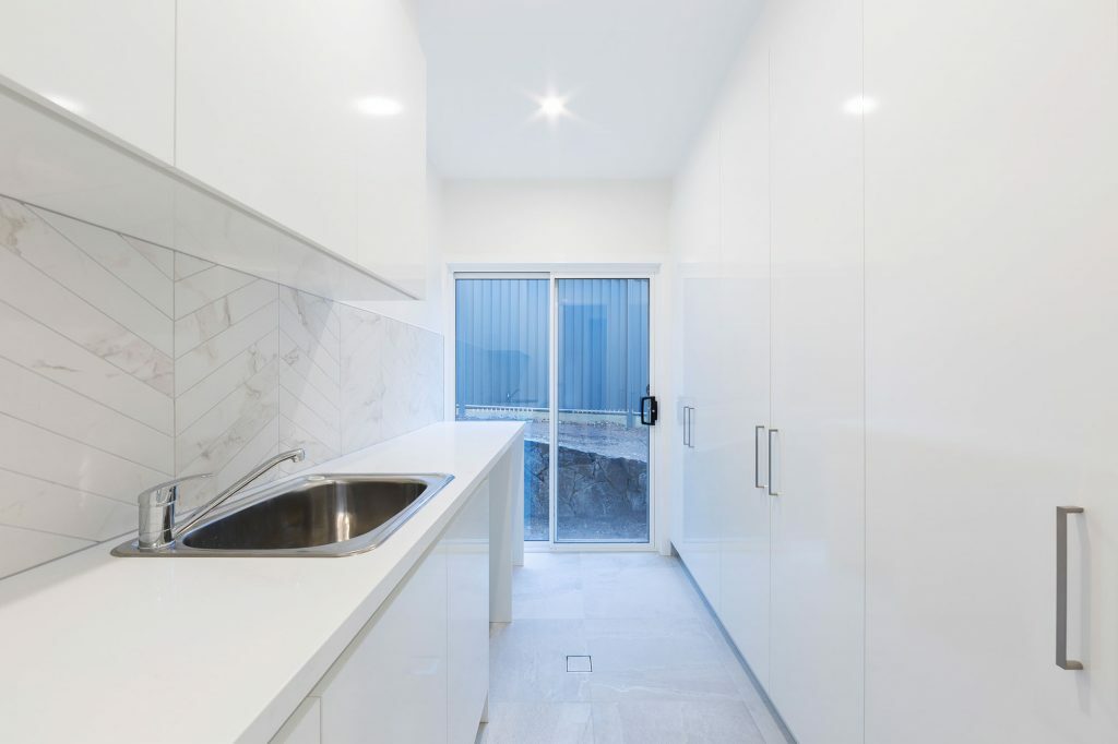 Homes by Howe, knock down rebuild, Deakin, laundry