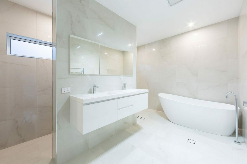 Homes by Howe, knock down rebuild, Deakin, bathroom