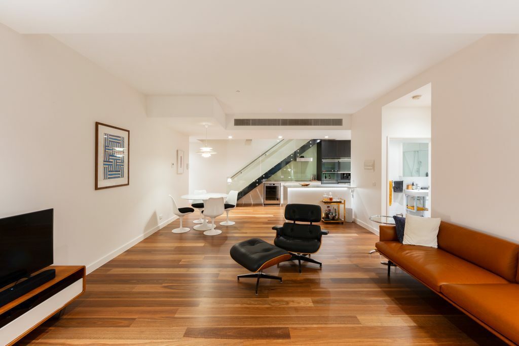 Homes by Howe, renovation, Braddon, open-plan living area