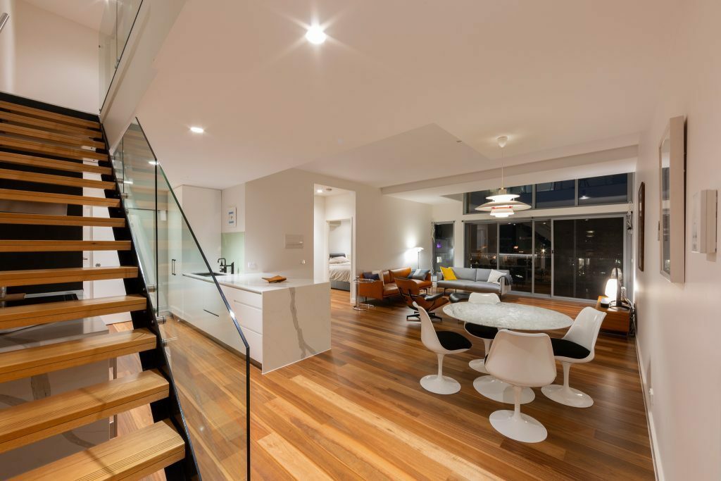 Homes by Howe, renovation, Braddon, open-plan living area
