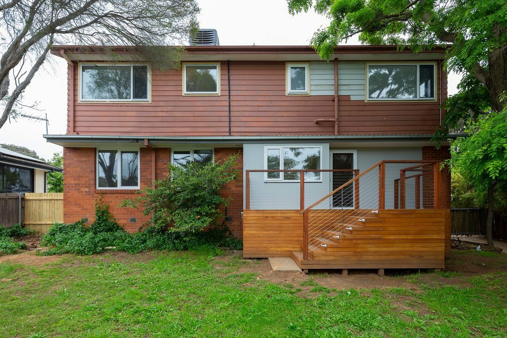 Homes by Howe, renovation, Cook, rear exterior